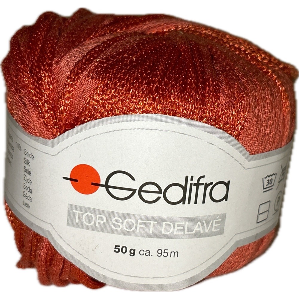 Cedifra Yarn‎ Top Soft Delave Farbe 8522